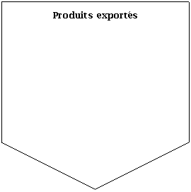 Pentagone: Produits exportés